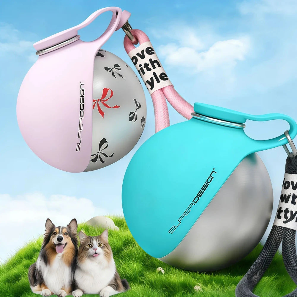 Portable Stainless Steel Dog Water Bottle
