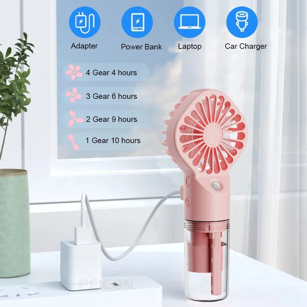 Portable Mist Handheld Fan