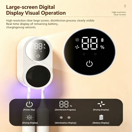 Portable Rechargeable Toothbrush UV Sterilizer
