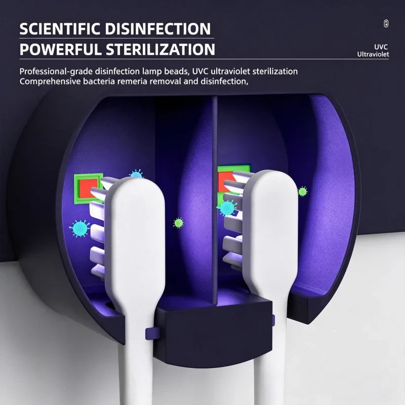 Portable Rechargeable Toothbrush UV Sterilizer